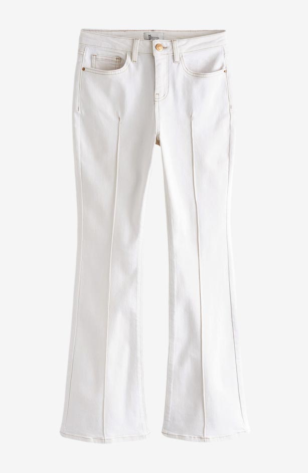 White Premium Flared Jeans